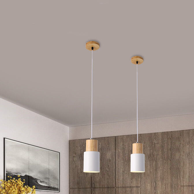 Minimalistic LED Cylinder Pendant Light – NordicGlow