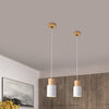 Minimalistic LED Cylinder Pendant Light – NordicGlow