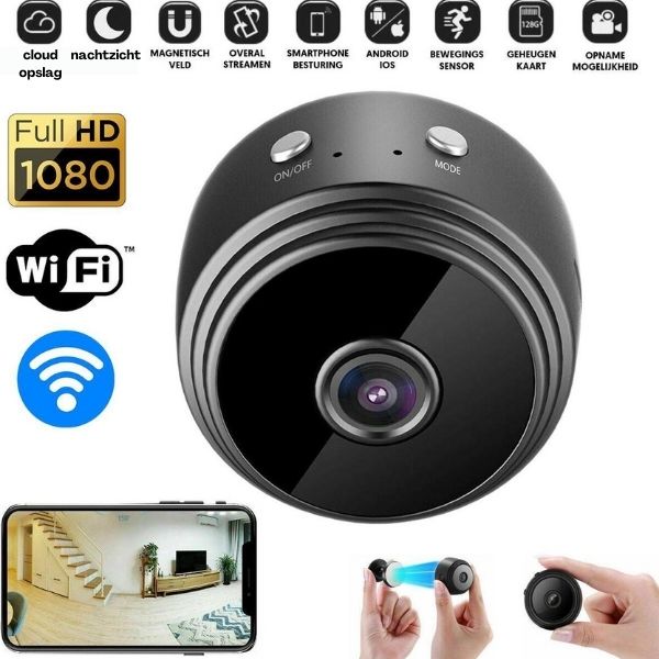 CamSpy - Mini Security Camera - HD - 1080P - Wireless
