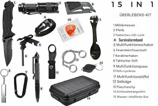 15-in-1 Emergency Kit - SurvivorX