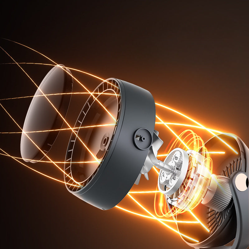 Portable Blade-less Fan with Digital Display – Quiet and Rechargeable Cooling for Indoor and Outdoor Use