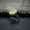 Natural Raw Stone Birth Ring – Selina