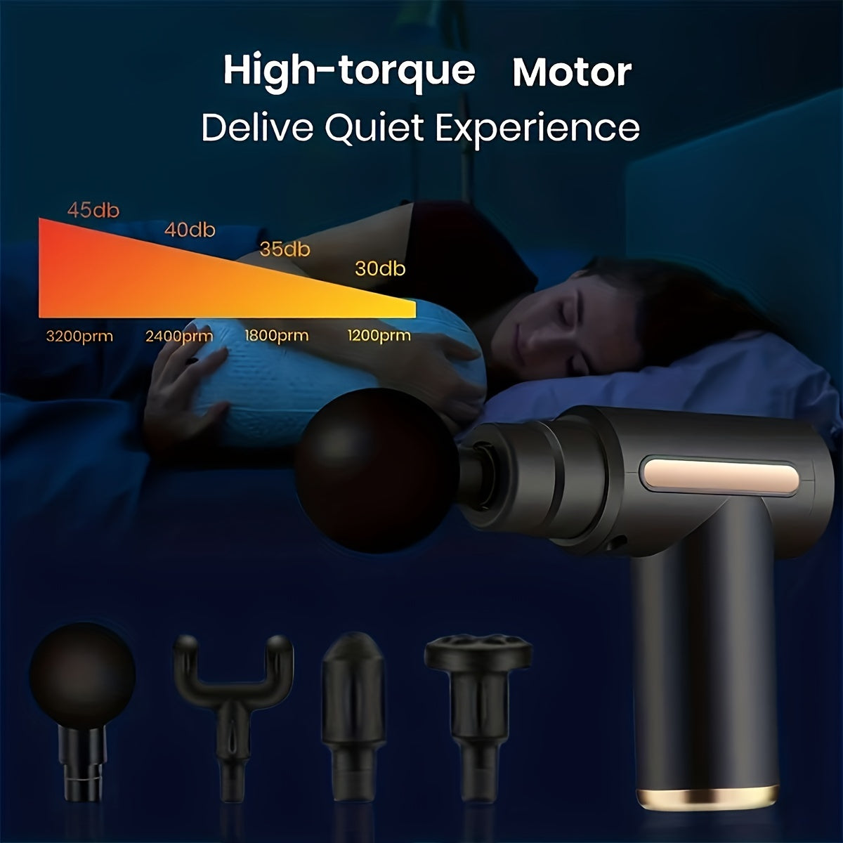 Compact Massage Gun - Powerful Relaxation for Back and Neck in Style