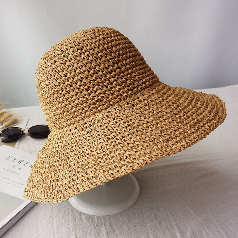 Lightly Dropping Retro Flat Summer Hat – Emma