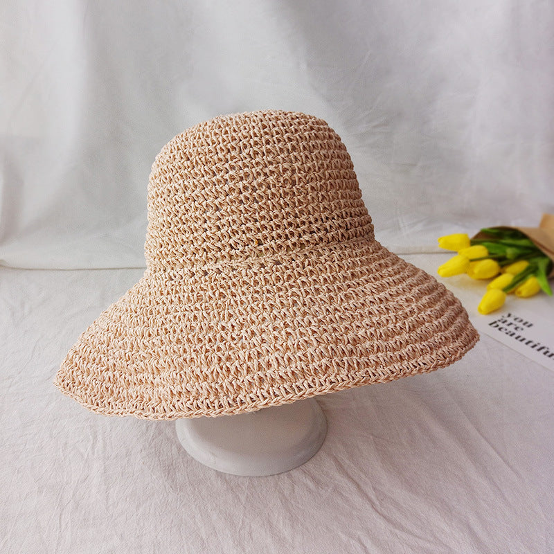 Lightly Dropping Retro Flat Summer Hat – Emma