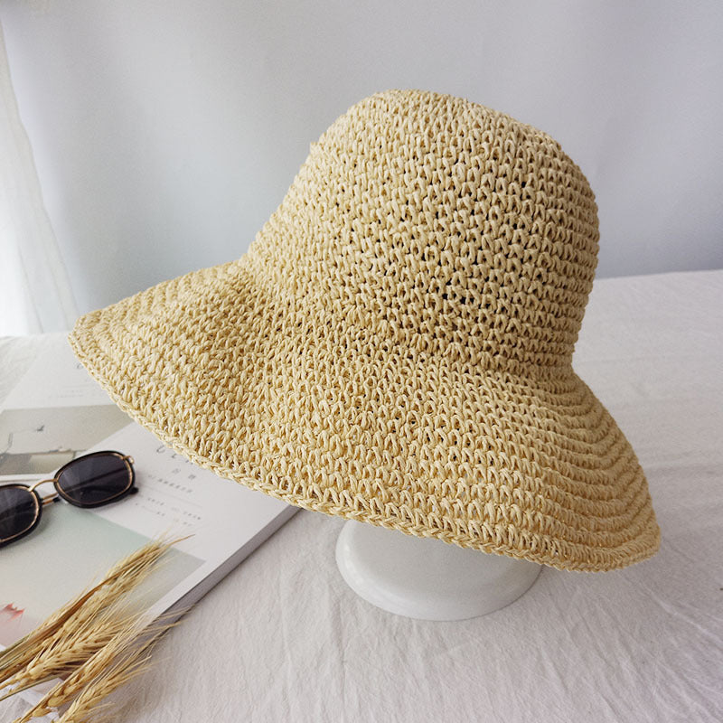 Lightly Dropping Retro Flat Summer Hat – Emma
