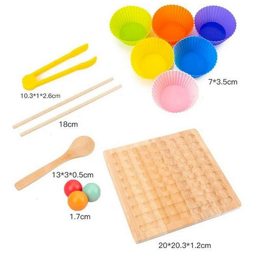 Montessori Bead Logic Game – Promotes Colour Theory & Thinking Skills
