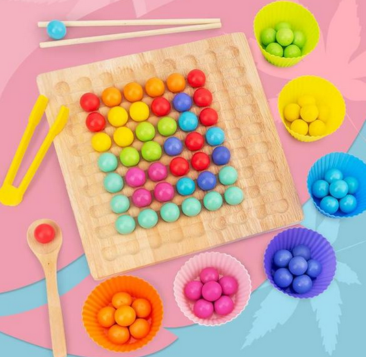 Montessori Bead Logic Game – Promotes Colour Theory & Thinking Skills