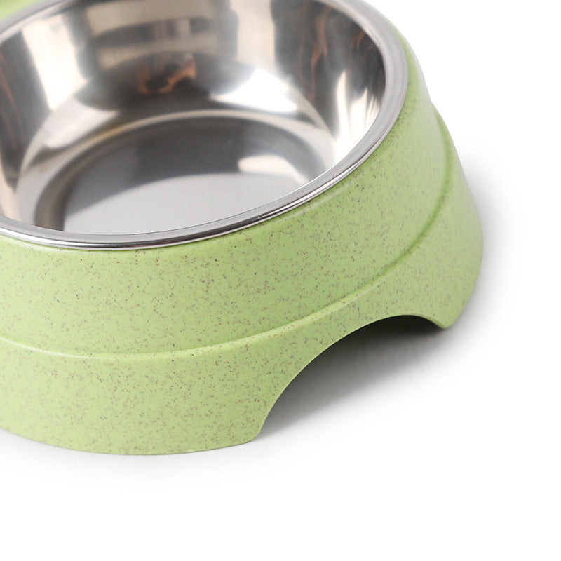 Stainless Steel Double Pet Bowl – Perfect for Feeding and Drinking
