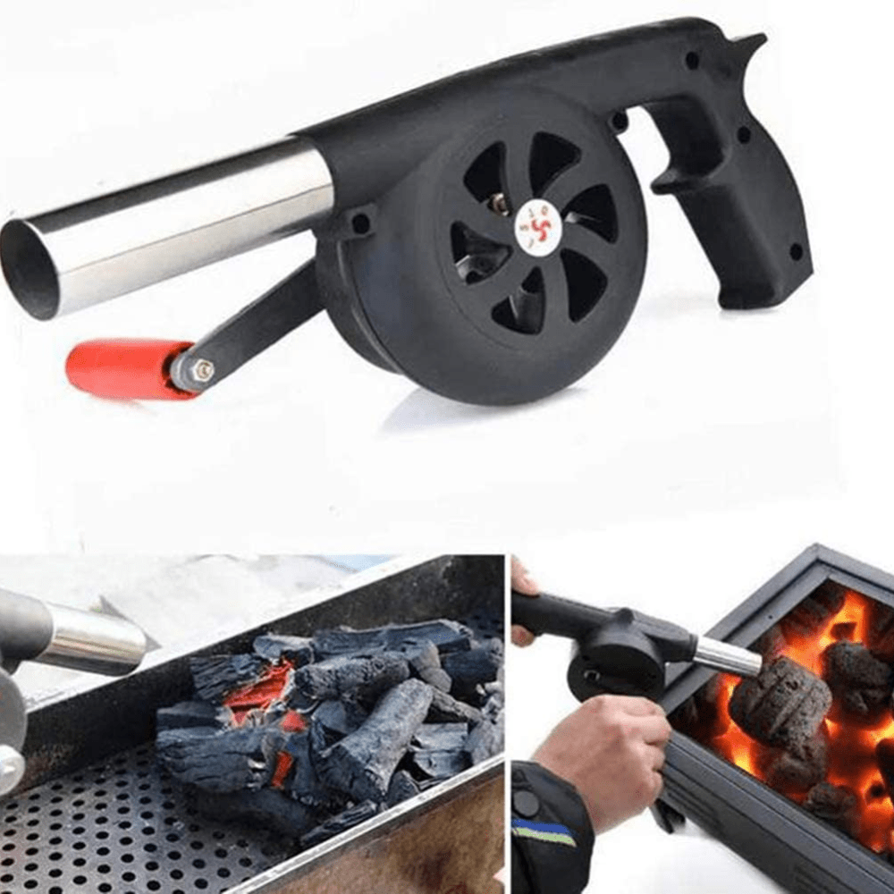 Portable Handheld Blower – Perfect for BBQs, Camping and Fire Lighting