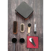 LuxeShine 9-Piece Shoe Care Set | Premium horsehair brush and polish kit for leather maintenance