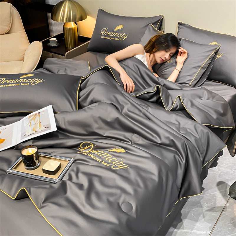 FrostEase Premium Cooling Bedding | Lightweight, Breathable, and Machine Washable Sleep Solution