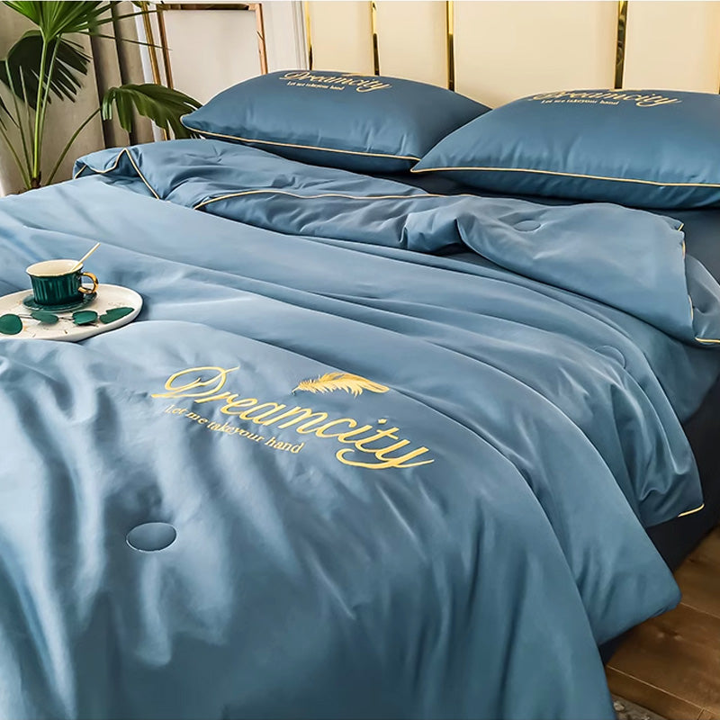 FrostEase Premium Cooling Bedding | Lightweight, Breathable, and Machine Washable Sleep Solution