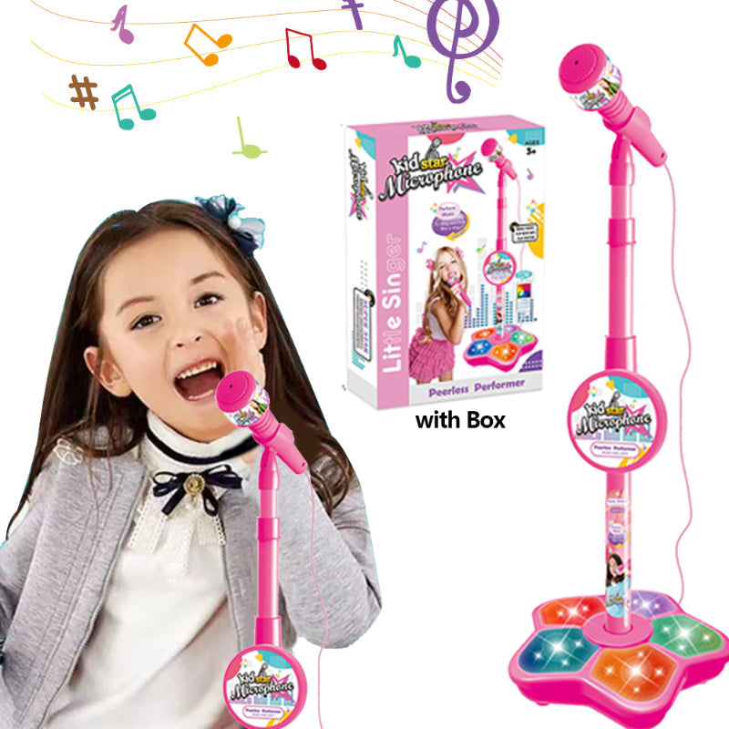 StarSound Kids Karaoke Microphone & Stand – Interactive & Educational