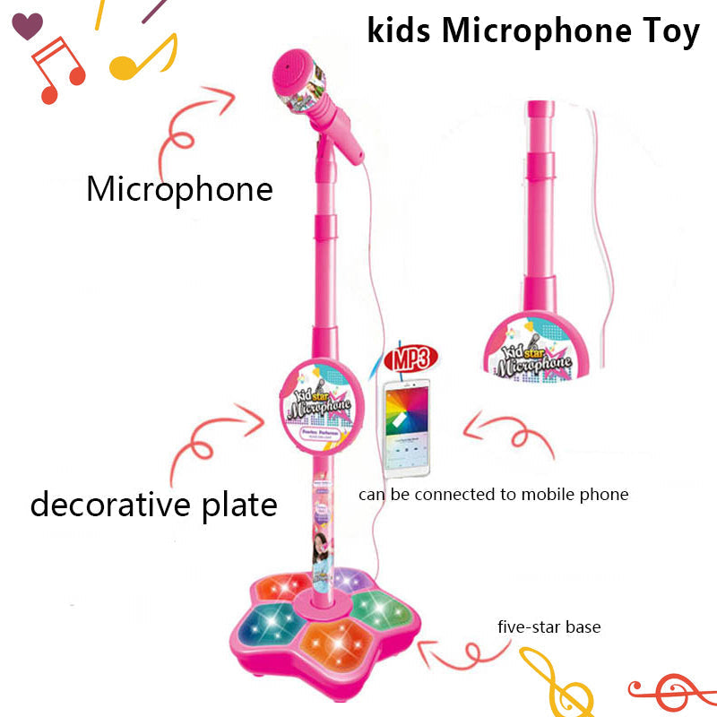 StarSound Kids Karaoke Microphone & Stand – Interactive & Educational