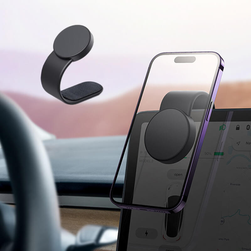 HoldMaster Premium Magnetic Phone Holder | Wireless Charger and Adjustable Mount for Cars
