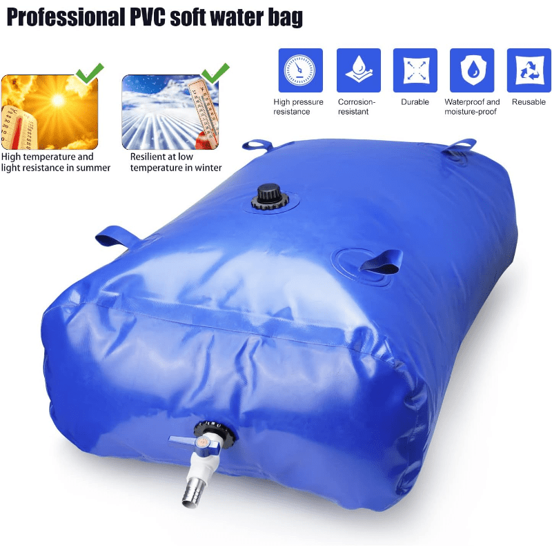 MegaStore Water Storage Bag - Durable and Foldable for Garden and Emergency Situations