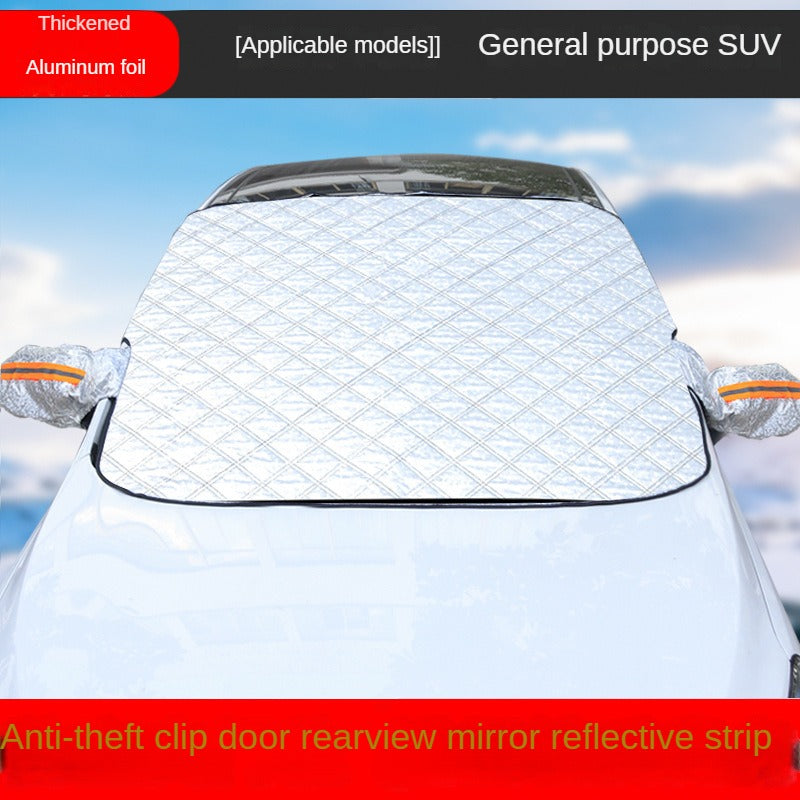 Universal Car Windscreen Cover – Protection Against Sun and Snow