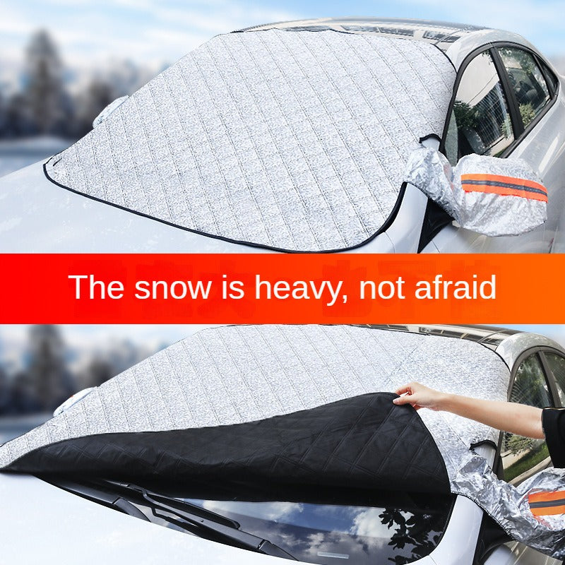 Universal Car Windscreen Cover – Protection Against Sun and Snow
