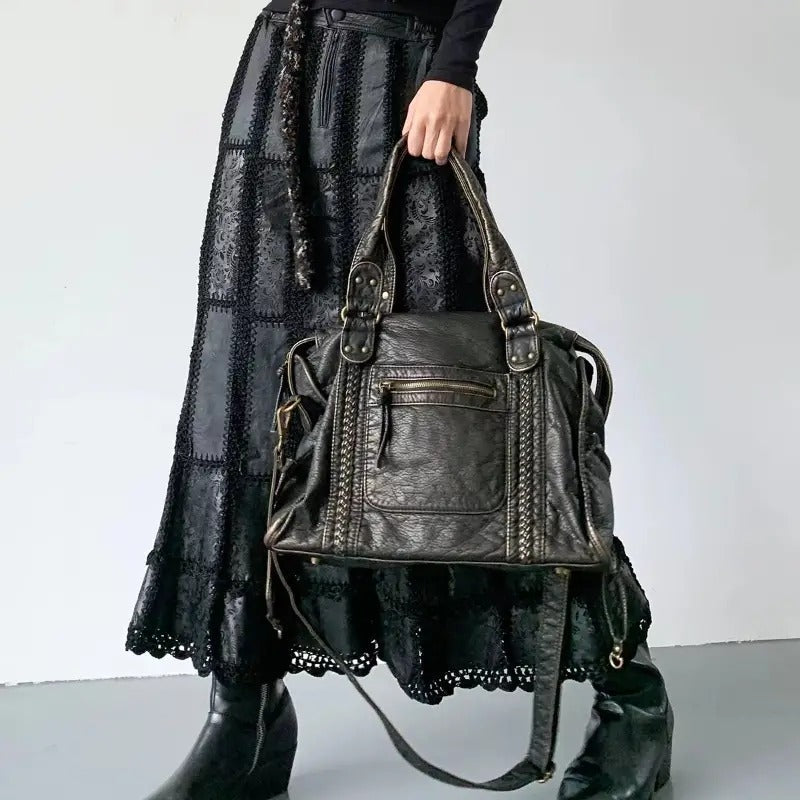 Autumn Vintage Leather Handbag - Marisol