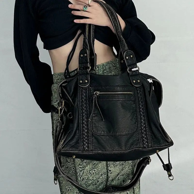 Autumn Vintage Leather Handbag - Marisol