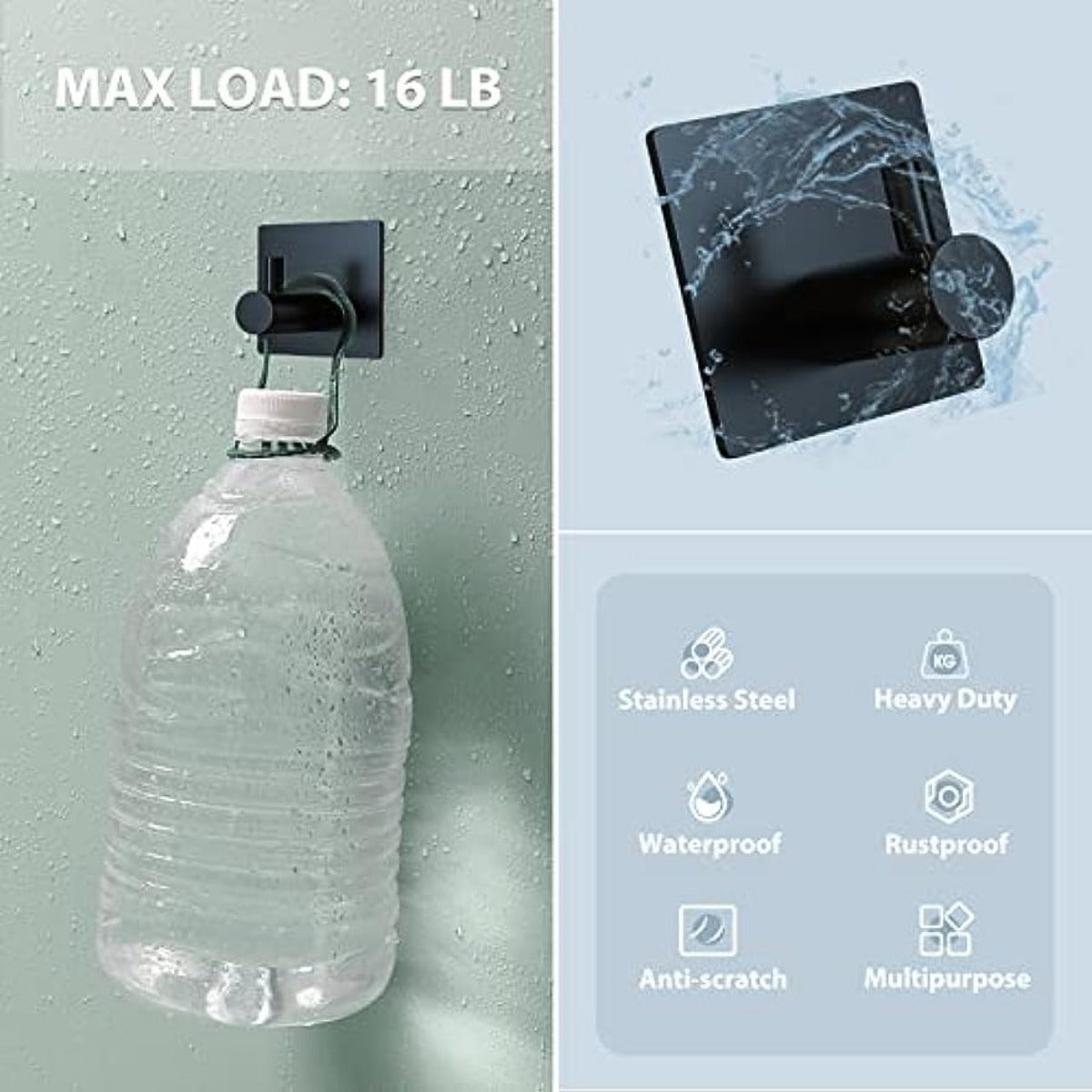 Handy Self-Adhesive Hooks - For Organisation and Convenience