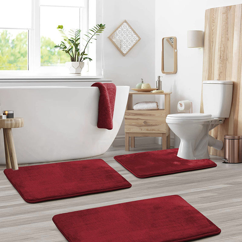 Soft Memory Foam Bath Mat Set - For Comfort and Luxury