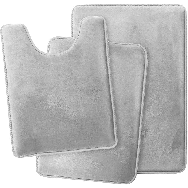 Soft Memory Foam Bath Mat Set - For Comfort and Luxury