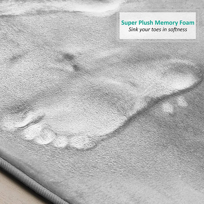 Soft Memory Foam Bath Mat Set - For Comfort and Luxury