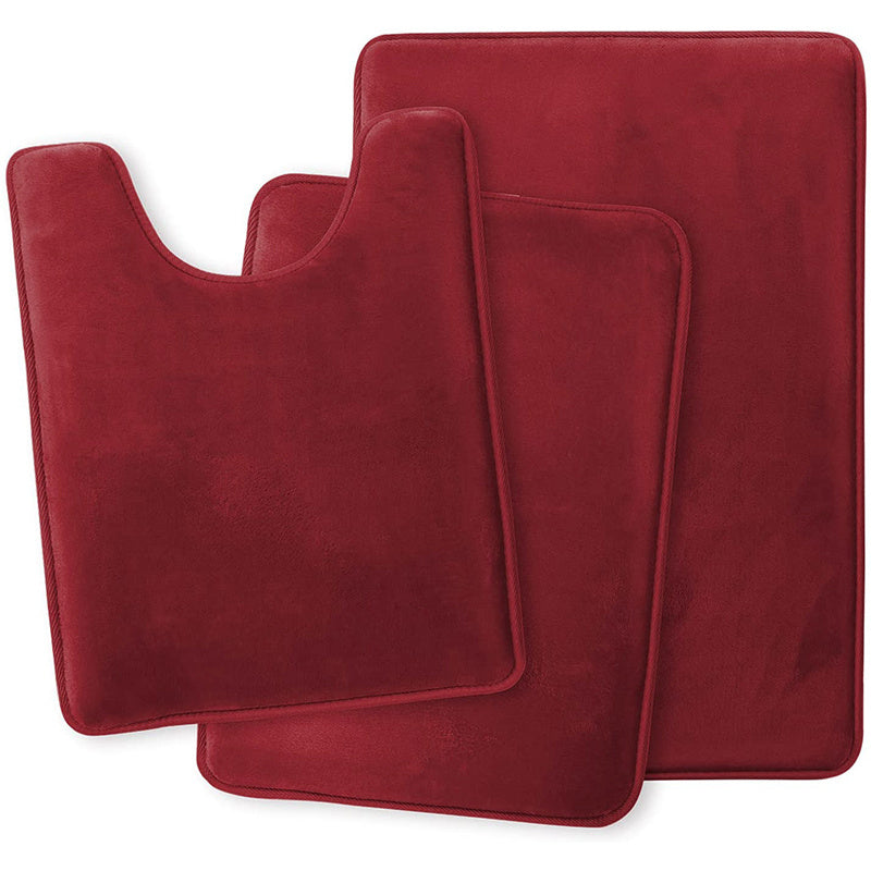 Soft Memory Foam Bath Mat Set - For Comfort and Luxury