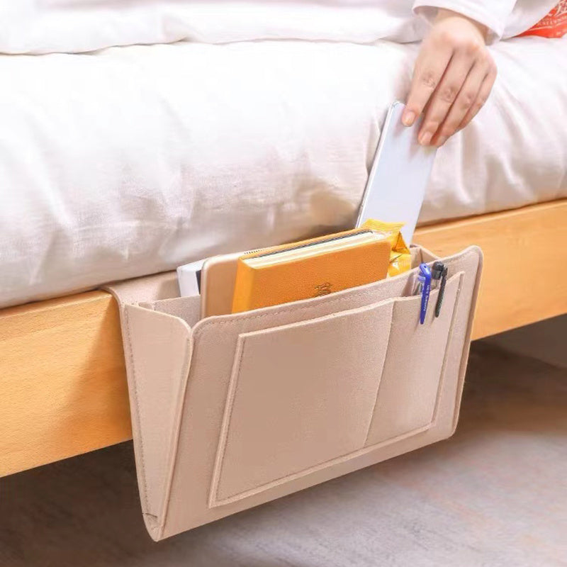 Smart Felt Storage Bag – Organised and Accessible Next to Bed or Sofa