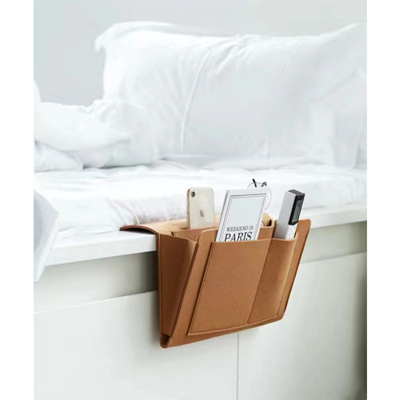 Smart Felt Storage Bag – Organised and Accessible Next to Bed or Sofa