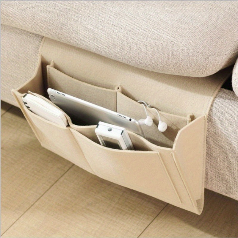 Smart Felt Storage Bag – Organised and Accessible Next to Bed or Sofa