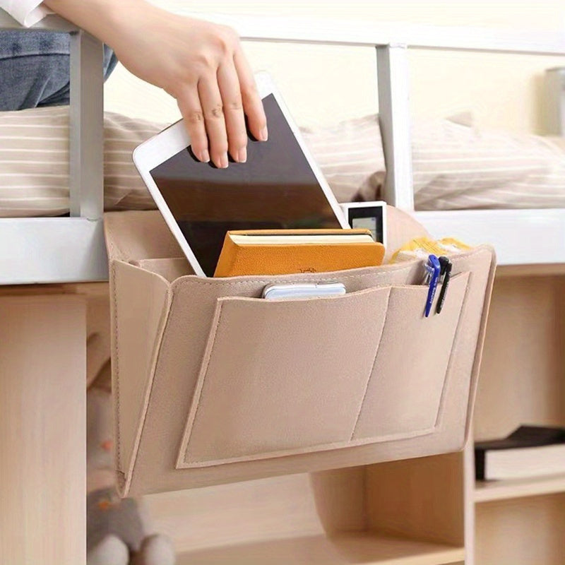 Smart Felt Storage Bag – Organised and Accessible Next to Bed or Sofa