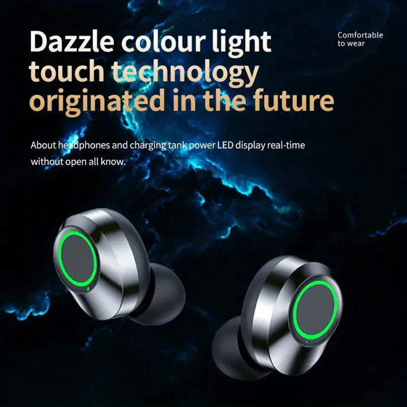 Soniq - UltraBass Wireless Earbuds – Sporty In-Ear Headphones with Charging Case