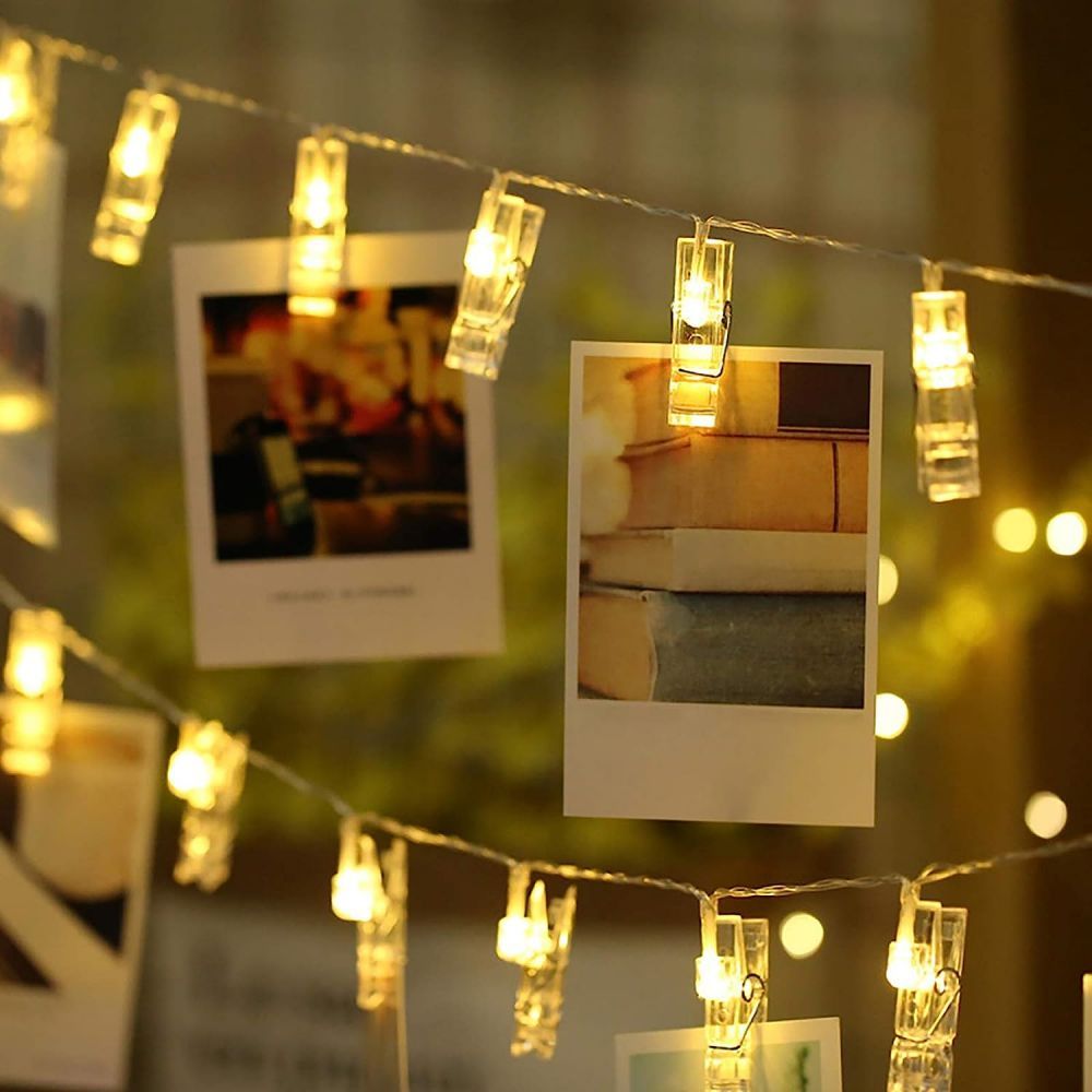 ClipGlow LED Photo Lamp - Magical String Lights with Photo Clips
