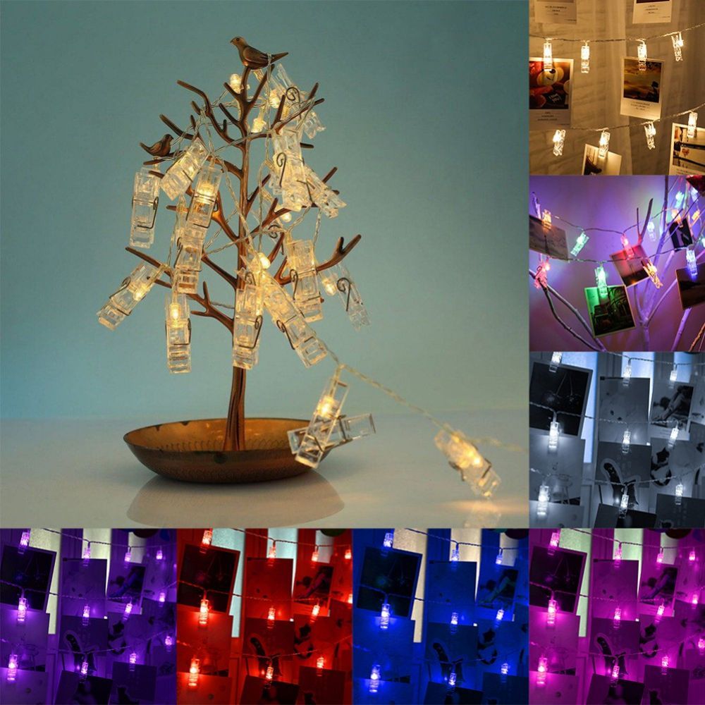 ClipGlow LED Photo Lamp - Magical String Lights with Photo Clips