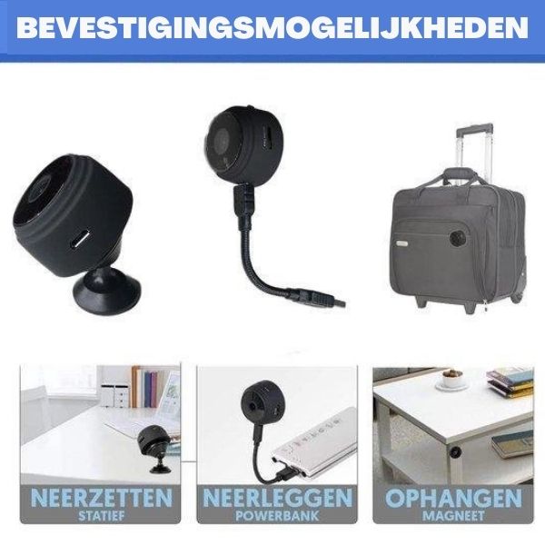 CamSpy - Mini Security Camera - HD - 1080P - Wireless