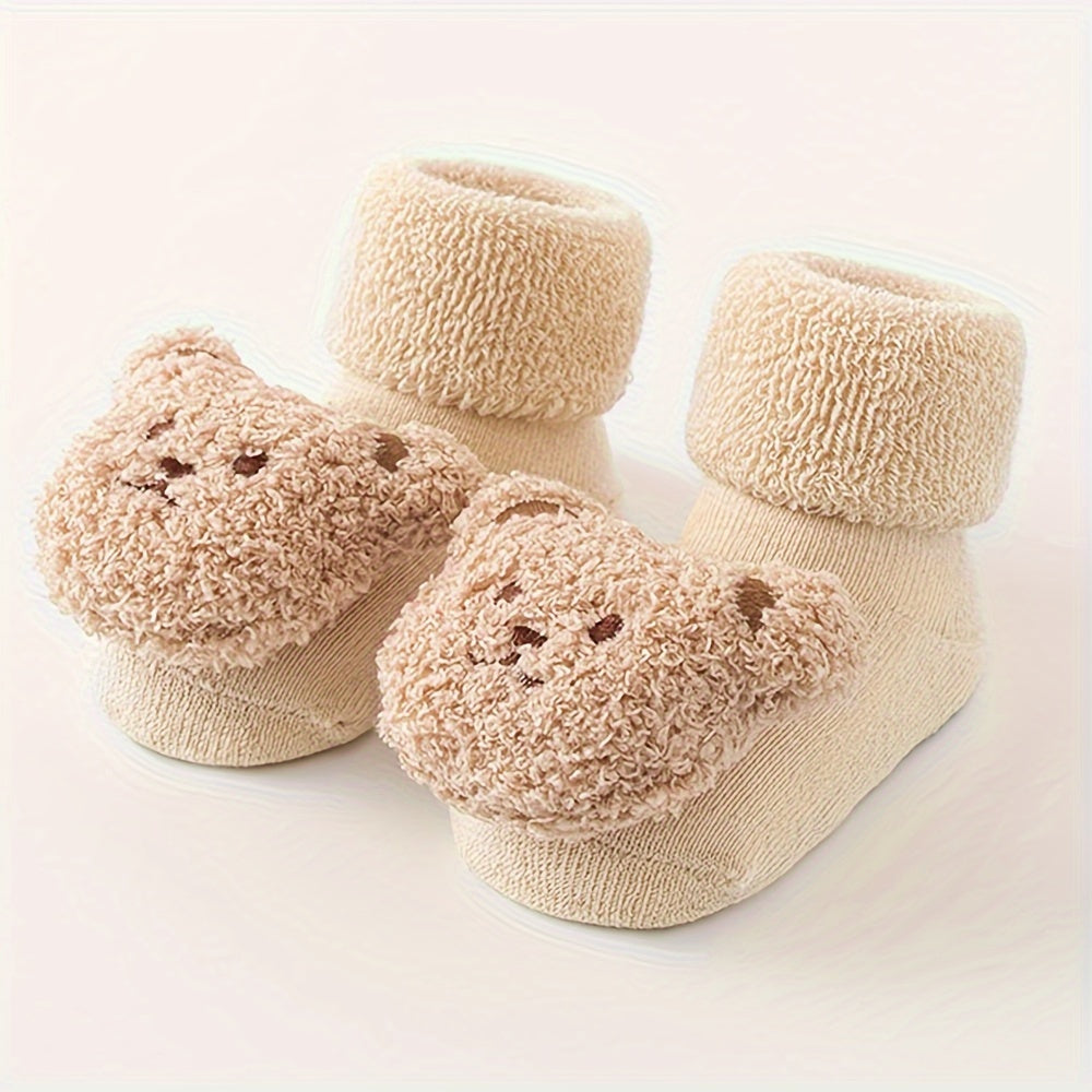 Tessa Cute Bear Slippers for Children - For Warmth and Fun