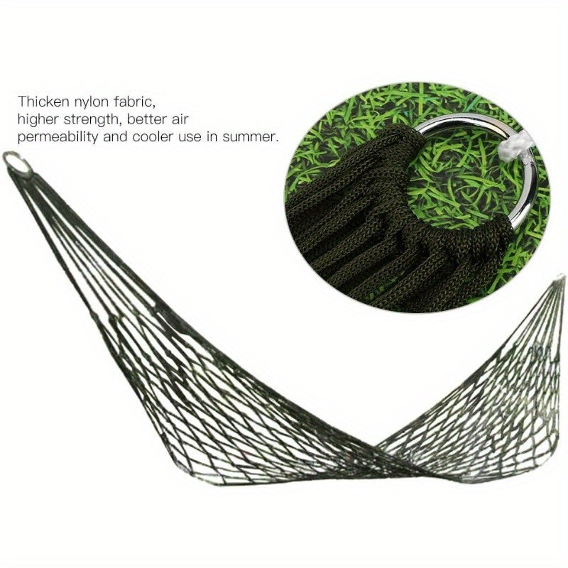 Sturdy Nylon Hammock – Ergonomic and Multifunctional for Outdoors