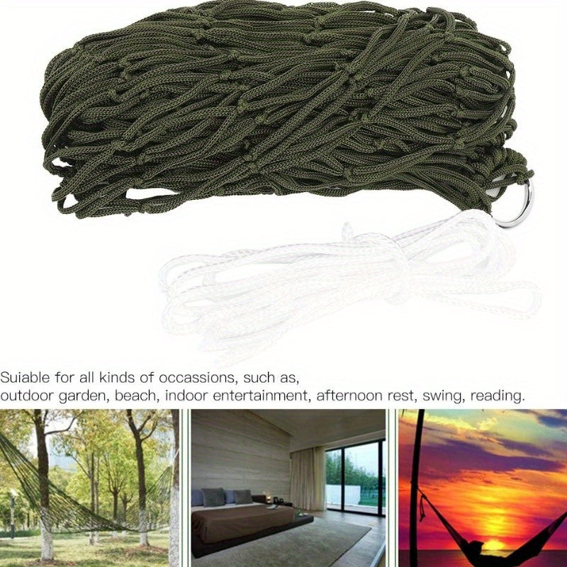 Sturdy Nylon Hammock – Ergonomic and Multifunctional for Outdoors