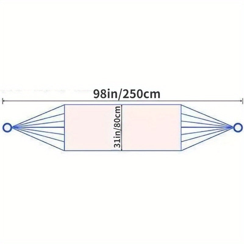 Sturdy Nylon Hammock – Ergonomic and Multifunctional for Outdoors