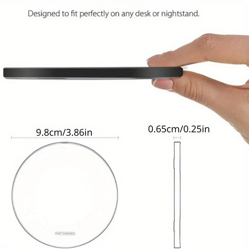 Fast Wireless Charger - For iPhone and Android