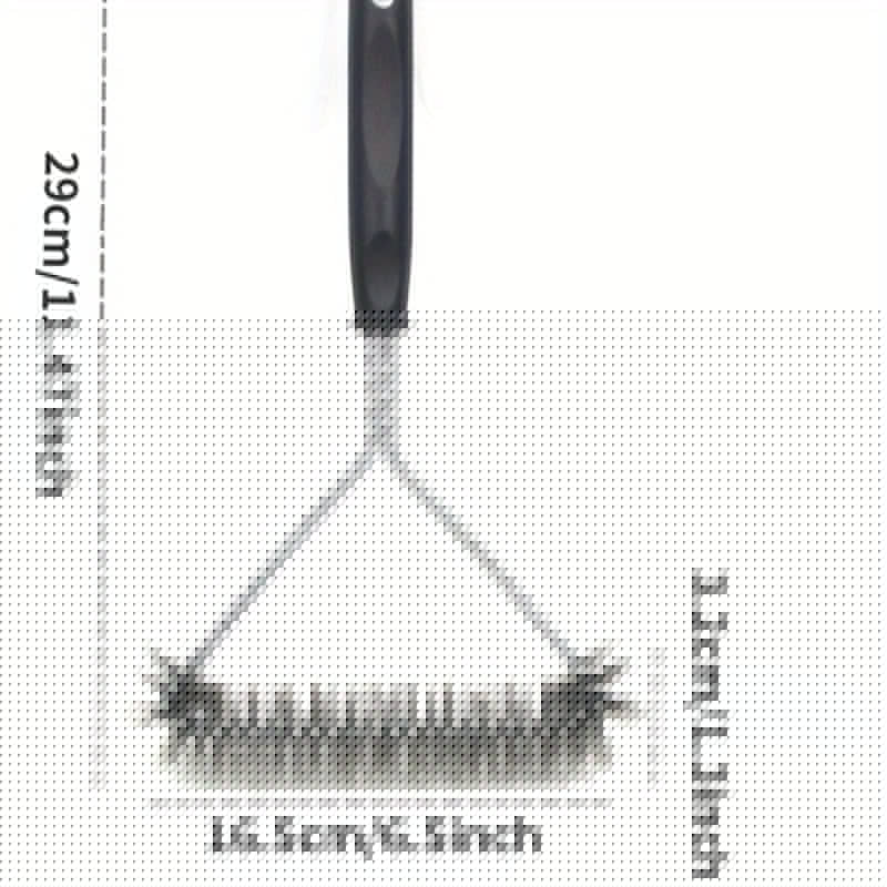 Y-Shaped BBQ Brush with Long Handle – Stainless Steel Cleaning Brush for Thorough Grill Cleaning