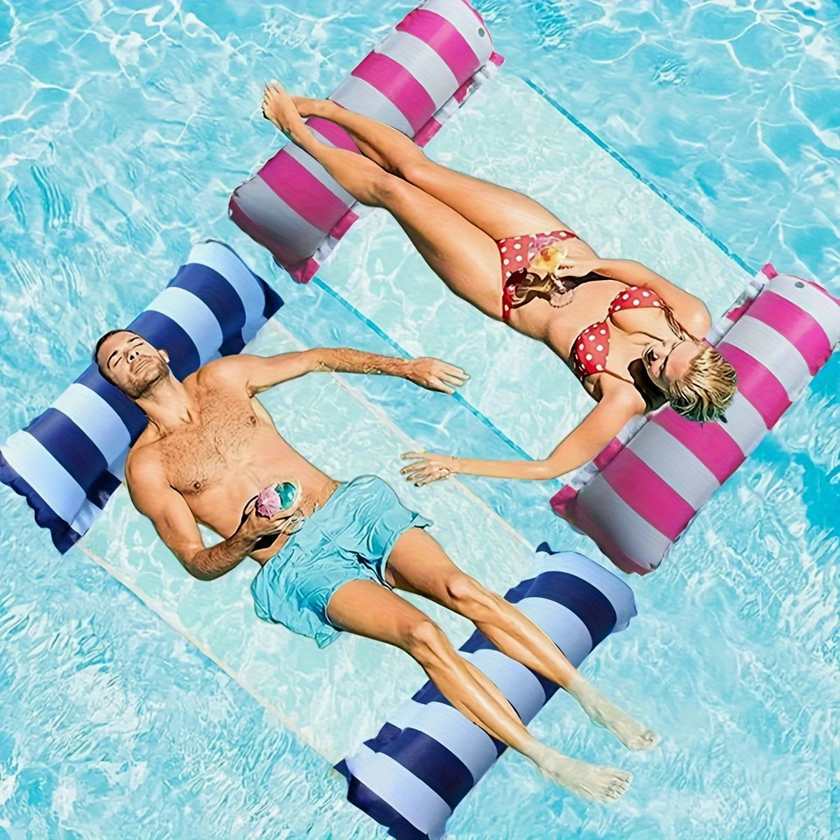 RelaxStrip Inflatable Swim Raft – Comfortable and Durable for Water Fun