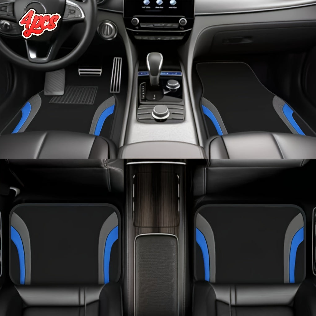 Modern Blue-Grey Car Mats – Durable and Stylish for Any Vehicle