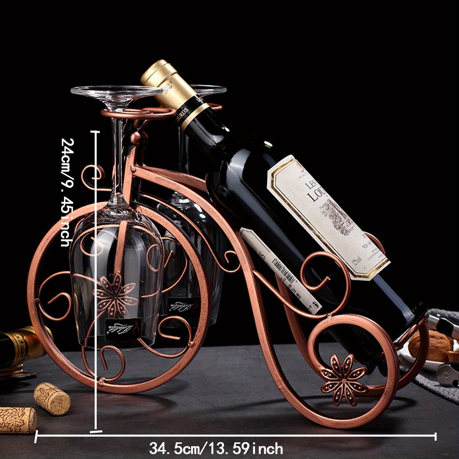 Wine Bicycle Bottle Holder – For a Refined Taste
