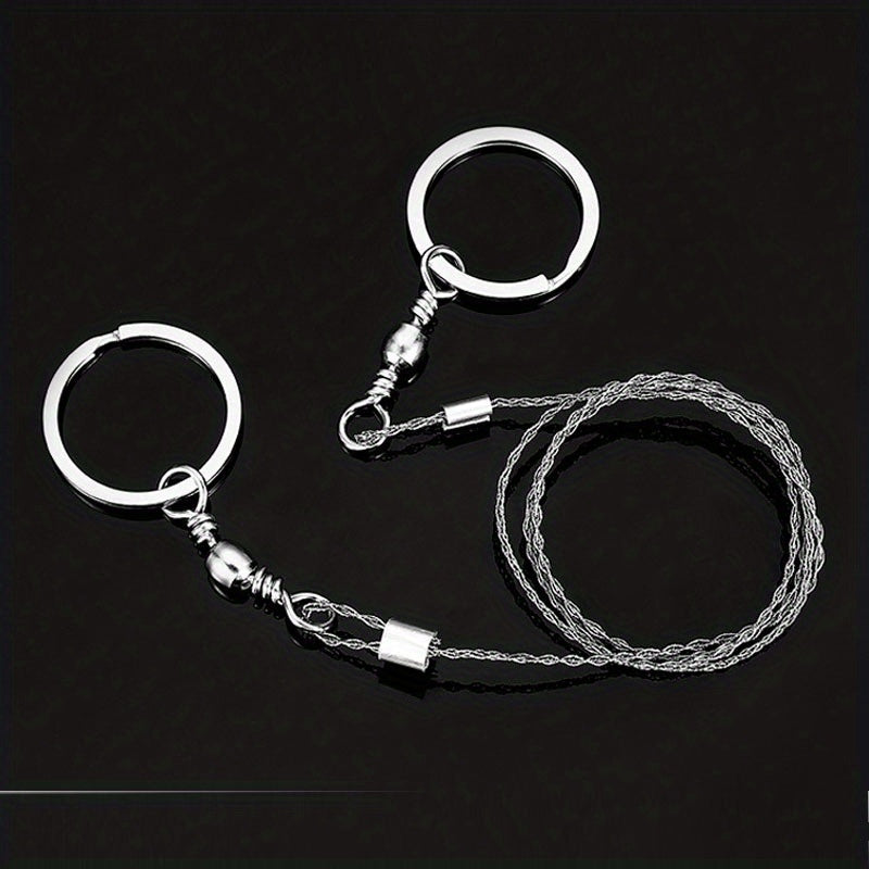 Multifunctional Stainless Steel Wire Saw – Essential Survival Tool for Camping and Outdoor Adventures