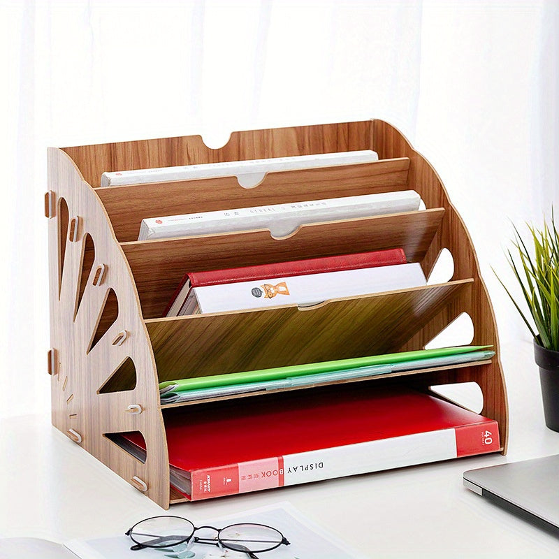 WoodFlow A4 Organizer – Stylish Storage for Every Desk