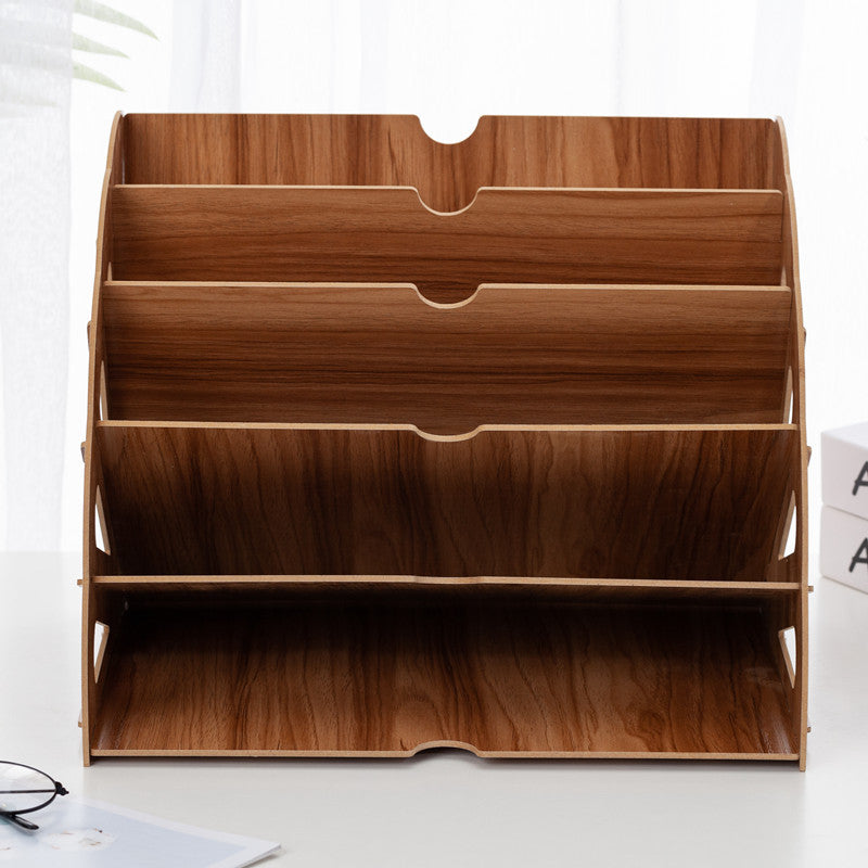 WoodFlow A4 Organizer – Stylish Storage for Every Desk